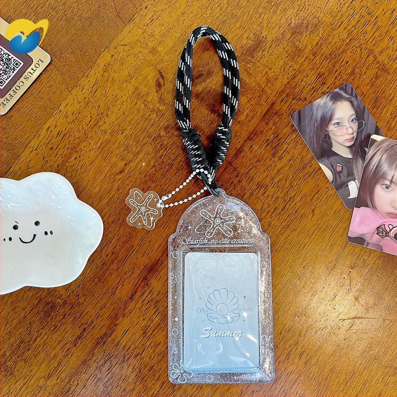 Prozirni PVC držač za kartice, za ID/pristup, studentsku iskaznicu te kartice autobusa/metra — INS stil