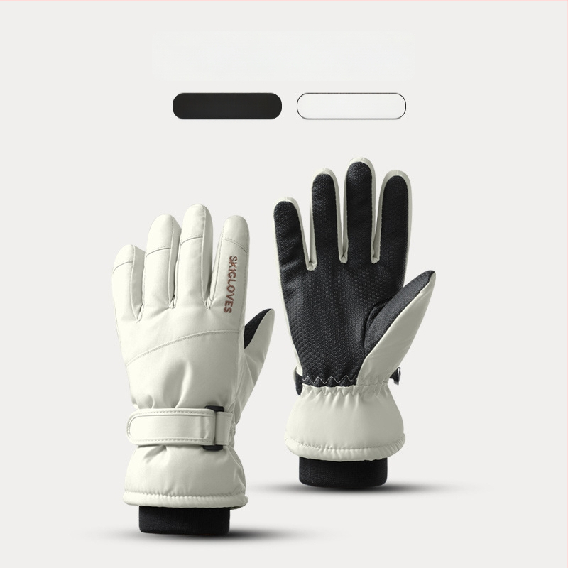 Παιδικά γάντια σκι – ζεστά, με δάχτυλα σε κορεατικό στυλ, από πολυεστέρα, για ηλικίες 8–12, χειμώνας