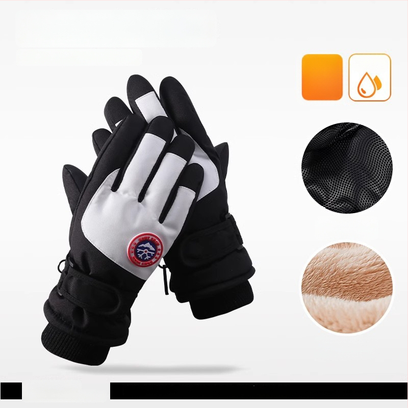 Παιδικά γάντια σκι - πολυεστερική ίνα, για χειμώνα, ηλικίες 6–12 ετών, ζεστά.