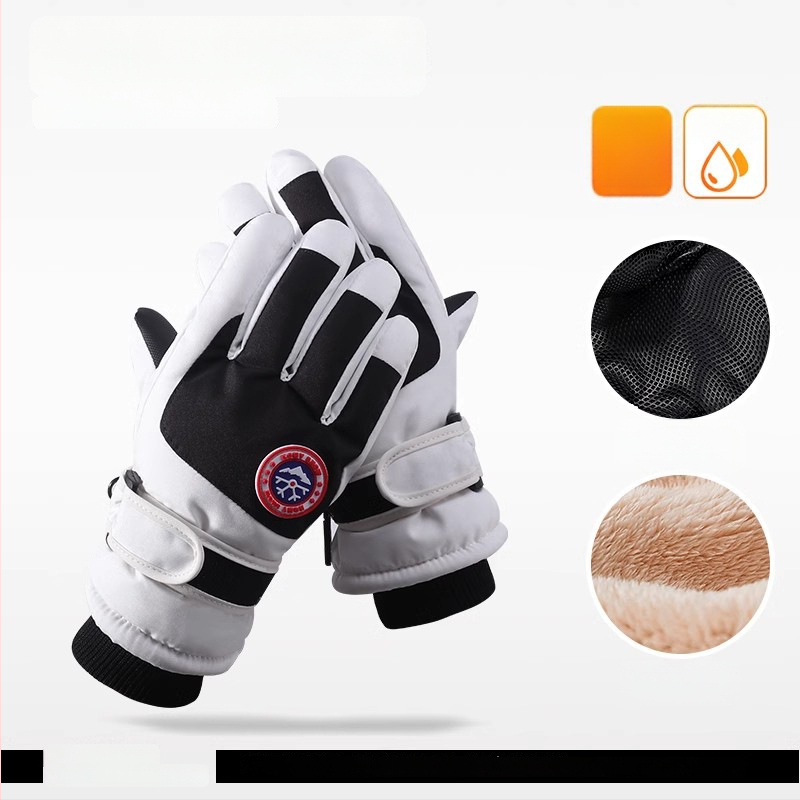 Παιδικά γάντια σκι - πολυεστερική ίνα, για χειμώνα, ηλικίες 6–12 ετών, ζεστά.