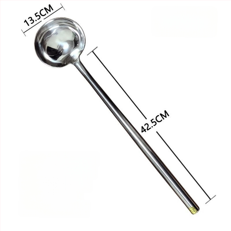 Κουτάλι μαγειρέματος από ανοξείδωτο ατσάλι – υψηλή ανθεκτικότητα σε θερμοκρασίες, μοντέρνος μινιμαλιστικός σχεδιασμός, ανθεκτικό εργαλείο κουζίνας