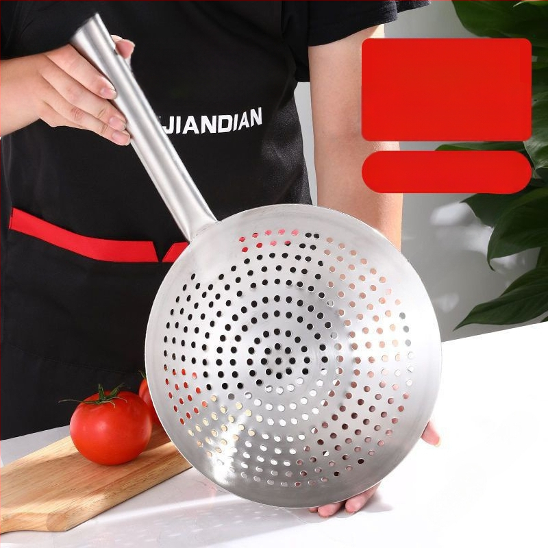 Σκίμερ για νούντλες και ντάμπλινγκς – 304 ανοξείδωτο ατσάλι, αντοχή σε υψηλές θερμοκρασίες, λαβή από ανοξείδωτο ατσάλι