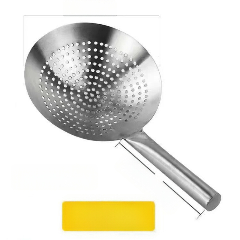 Σκίμερ για νούντλες και ντάμπλινγκς – 304 ανοξείδωτο ατσάλι, αντοχή σε υψηλές θερμοκρασίες, λαβή από ανοξείδωτο ατσάλι