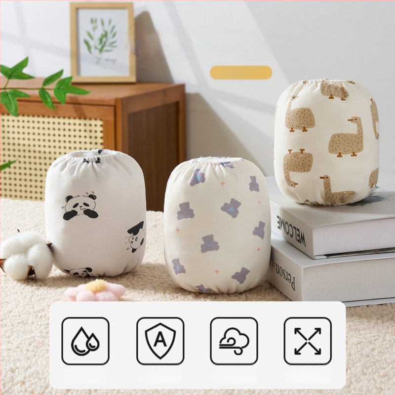 Bērnu piedurņu aizsargs - pret netīrumiem, unisex, karikatūras raksts, 0–3 gadi, 2025. gada ziema