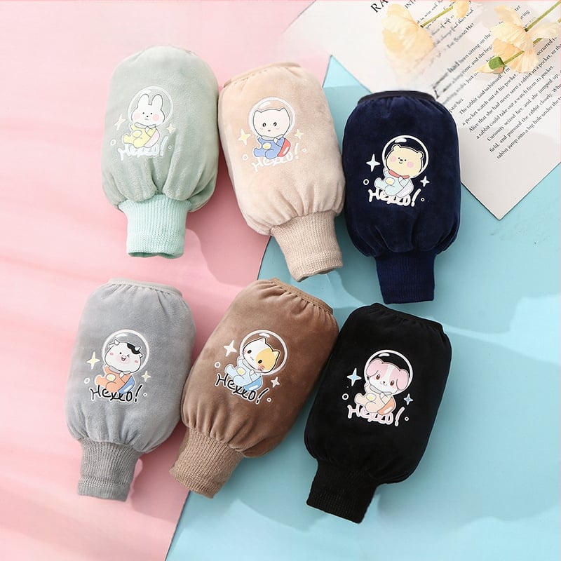 Zimske dječje rukave – karikatura uzorak, poliester-pamuk materijal, protiv prljavštine