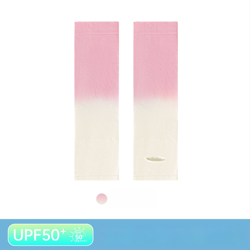 Dječje rukave za UV zaštitu s dizajnom otvorima za prste, najlonska tkanina, sadržaj najlona 80–90%, gustoća 28–34 g/m²