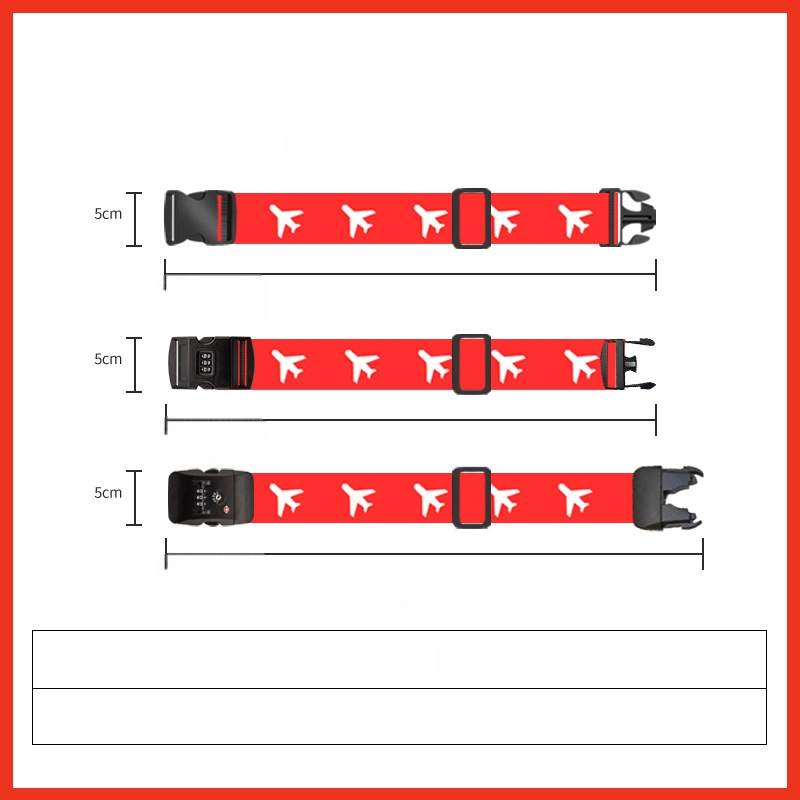 Bretea de bagaj din poliester cu încuietoare cu combinație TSA și protecție împotriva furtului