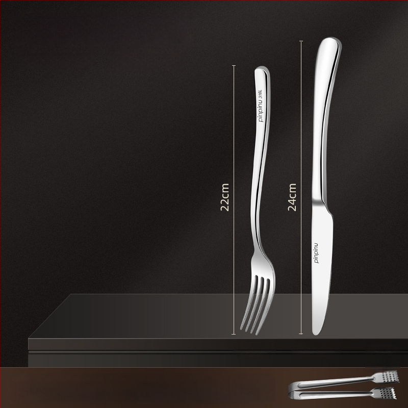 Σετ μαχαιριών, πιρουνιών και πιάτων – Ευρωπαϊκού στυλ, μοτίβο 69850, απλό στυλ, γενικού σκοπού