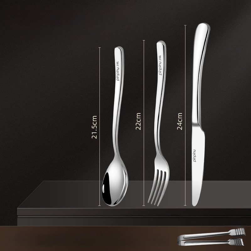 Σετ μαχαιριών, πιρουνιών και πιάτων – Ευρωπαϊκού στυλ, μοτίβο 69850, απλό στυλ, γενικού σκοπού