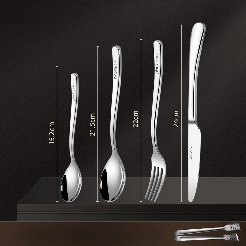 Σετ μαχαιριών, πιρουνιών και πιάτων – Ευρωπαϊκού στυλ, μοτίβο 69850, απλό στυλ, γενικού σκοπού