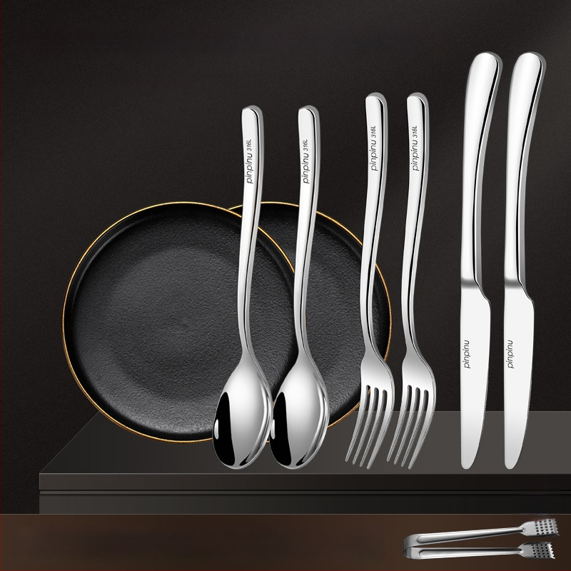 Σετ μαχαιριών, πιρουνιών και πιάτων – Ευρωπαϊκού στυλ, μοτίβο 69850, απλό στυλ, γενικού σκοπού