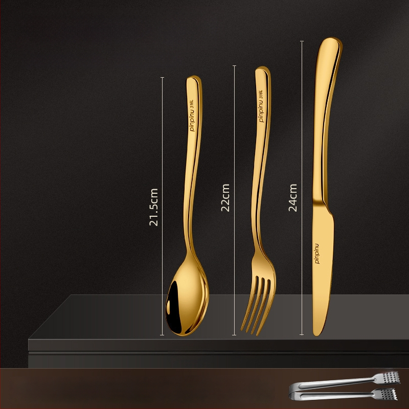 Σετ μαχαιριών, πιρουνιών και πιάτων – Ευρωπαϊκού στυλ, μοτίβο 69850, απλό στυλ, γενικού σκοπού