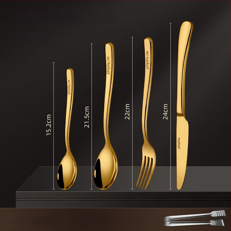 Σετ μαχαιριών, πιρουνιών και πιάτων – Ευρωπαϊκού στυλ, μοτίβο 69850, απλό στυλ, γενικού σκοπού