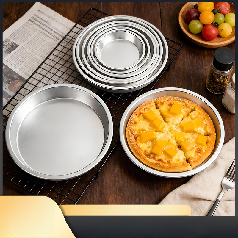 Picos kepimo keptuvė, apvali forma, aliuminio lydinys, kepimui, gilios ir plonos versijos