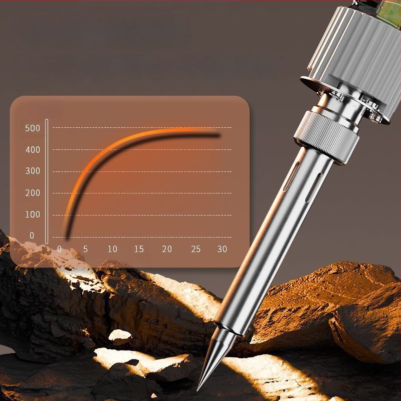 Fier de lipit din oțel inoxidabil – pentru conectori și fire digitale; unealtă portabilă de reparații în stil pistol