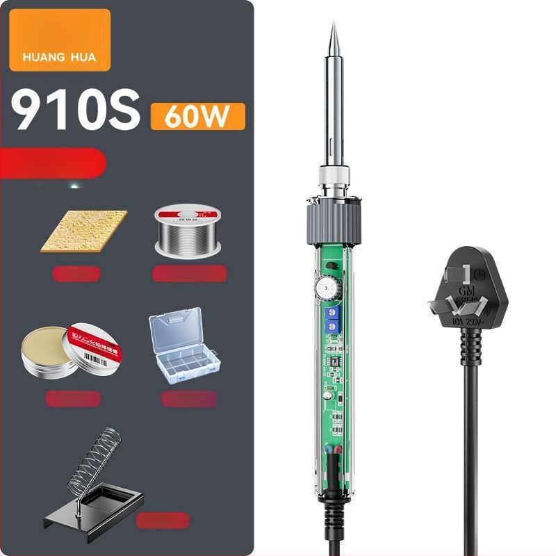 Fier de lipit din oțel inoxidabil – pentru conectori și fire digitale; unealtă portabilă de reparații în stil pistol