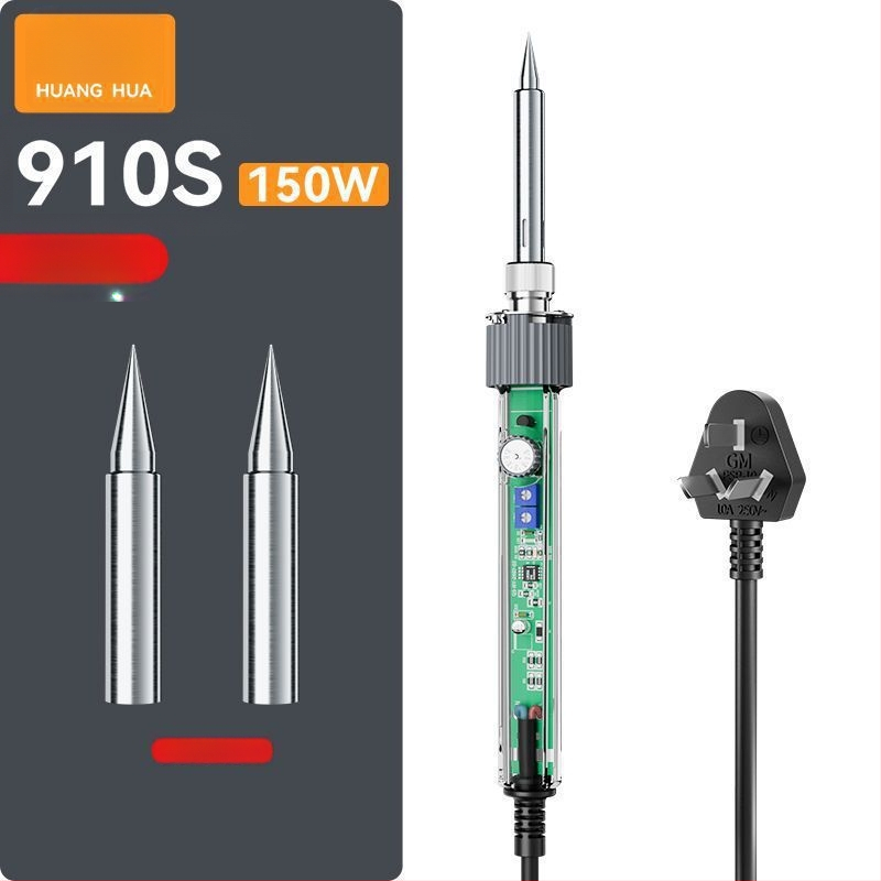 Fier de lipit din oțel inoxidabil – pentru conectori și fire digitale; unealtă portabilă de reparații în stil pistol