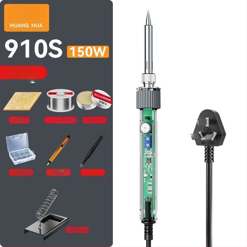 Fier de lipit din oțel inoxidabil – pentru conectori și fire digitale; unealtă portabilă de reparații în stil pistol