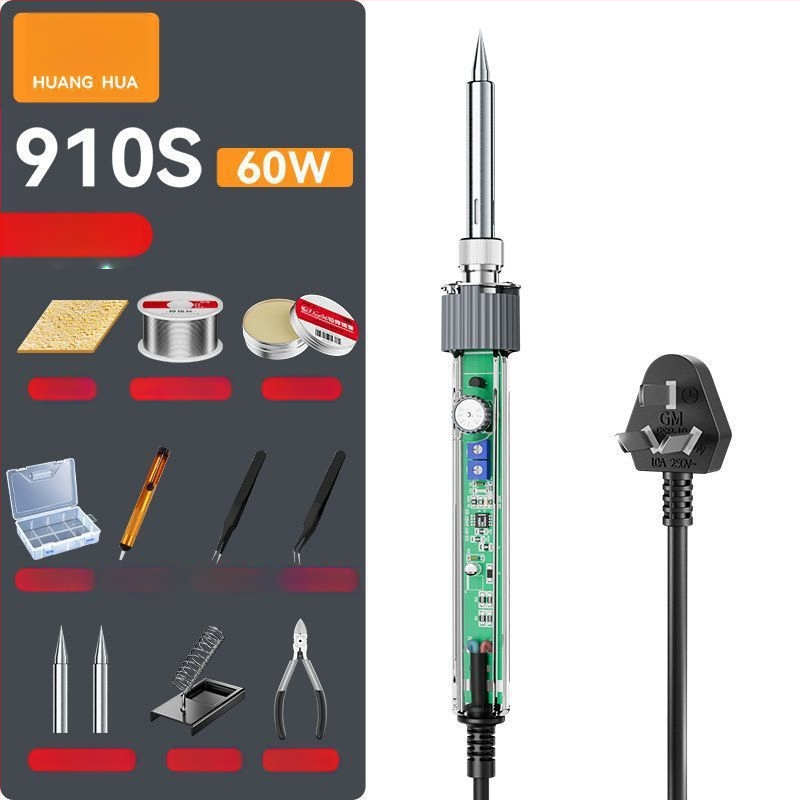 Fier de lipit din oțel inoxidabil – pentru conectori și fire digitale; unealtă portabilă de reparații în stil pistol