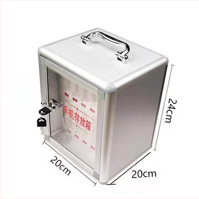 Zeju metāla mobilā telefona uzglabāšanas skapis ar logotipa drukāšanu un pielāgošanu, IP apstiprināts (Preppy)