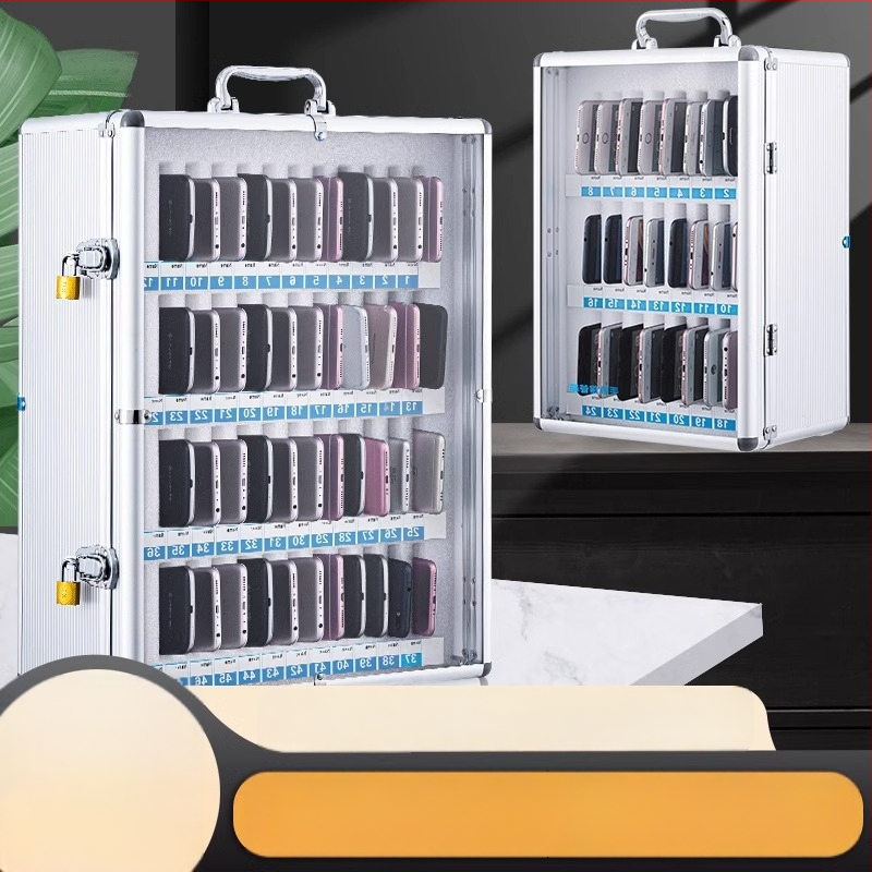 Zeju metāla mobilā telefona uzglabāšanas skapis ar logotipa drukāšanu un pielāgošanu, IP apstiprināts (Preppy)