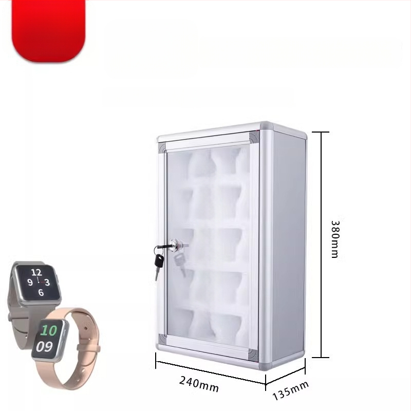 Zeju metāla mobilā telefona uzglabāšanas skapis ar logotipa drukāšanu un pielāgošanu, IP apstiprināts (Preppy)