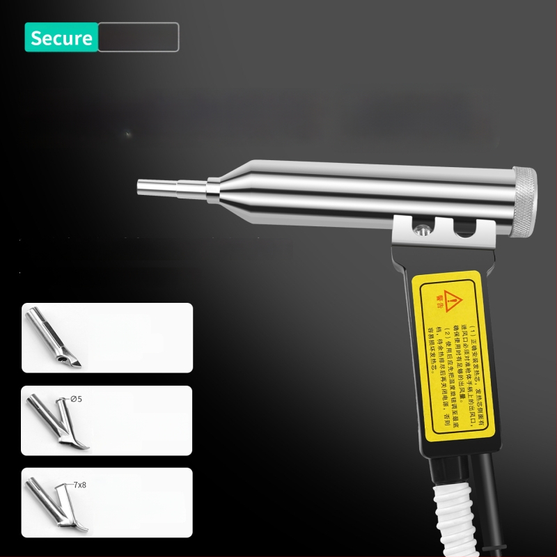 Split-tip plastmasas locīšanas pistole, jaudīga automašīnas bufera remontam (Qingwei; 220V pievienojamā strāva)