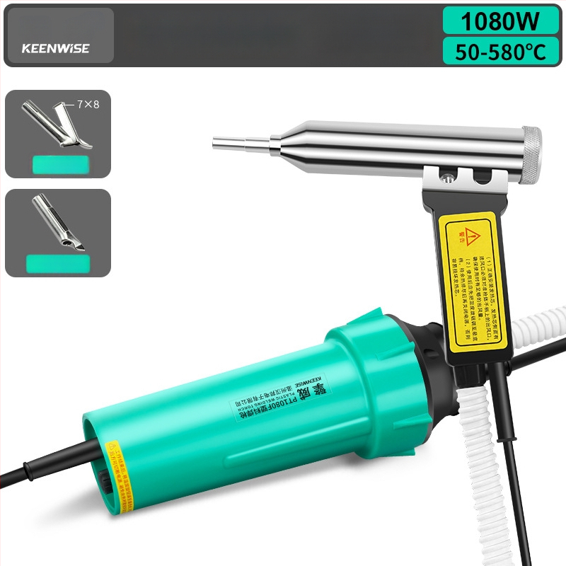 Split-tip plastmasas locīšanas pistole, jaudīga automašīnas bufera remontam (Qingwei; 220V pievienojamā strāva)