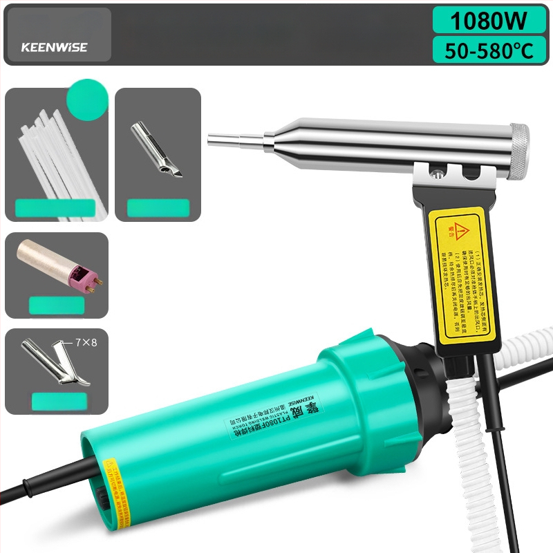 Split-tip plastmasas locīšanas pistole, jaudīga automašīnas bufera remontam (Qingwei; 220V pievienojamā strāva)