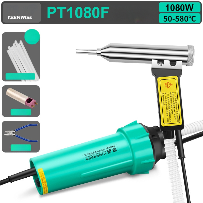 Split-tip plastmasas locīšanas pistole, jaudīga automašīnas bufera remontam (Qingwei; 220V pievienojamā strāva)