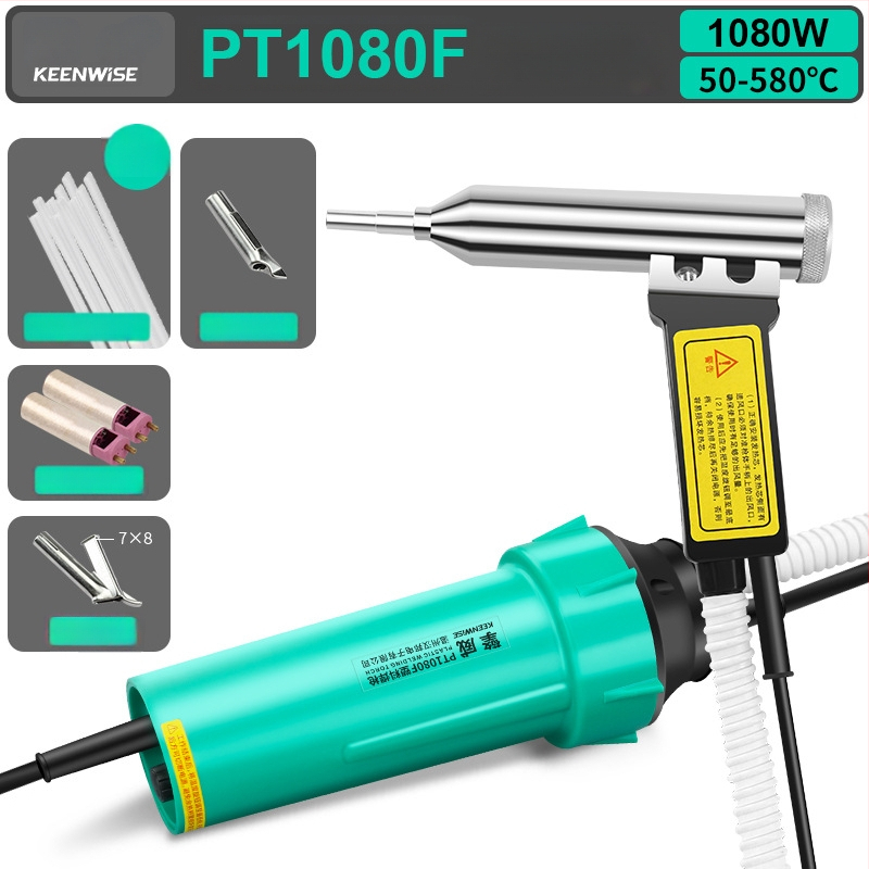 Split-tip plastmasas locīšanas pistole, jaudīga automašīnas bufera remontam (Qingwei; 220V pievienojamā strāva)