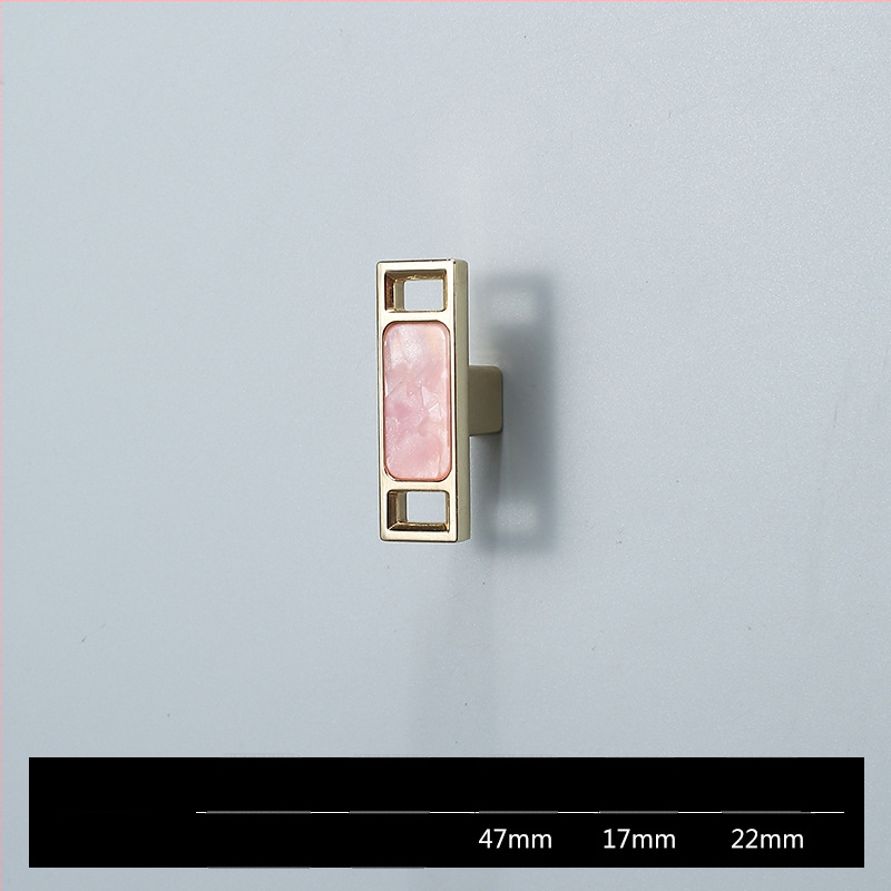 Skapja un garderobes durvju rokturis - Four-leaf Clover modelis, cinka sakausējums, elektroplatēšana, viegls luksusa stils