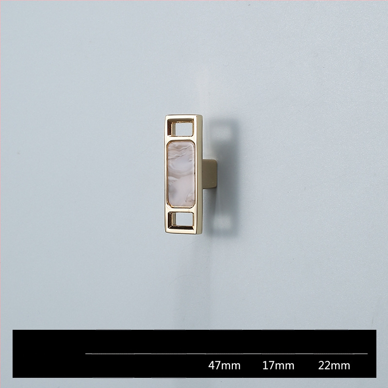 Skapja un garderobes durvju rokturis - Four-leaf Clover modelis, cinka sakausējums, elektroplatēšana, viegls luksusa stils