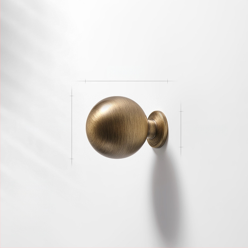 Gardrobes skapja rokturis, vara, CNC apstrāde, virsmas uzstādīšana, apaļš ar vienu caurumu