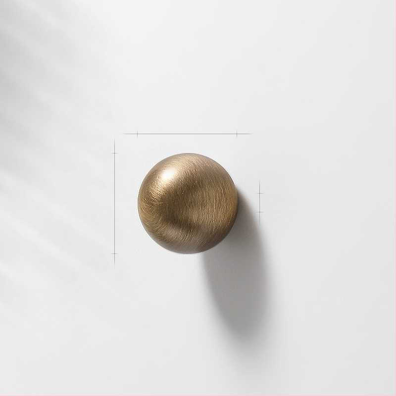 Gardrobes skapja rokturis, vara, CNC apstrāde, virsmas uzstādīšana, apaļš ar vienu caurumu