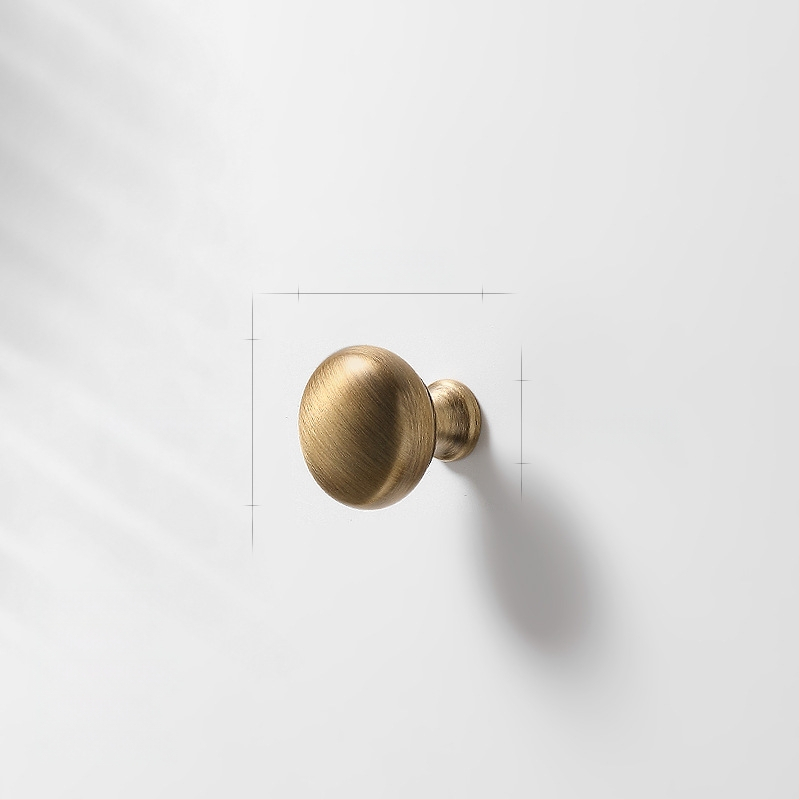 Gardrobes skapja rokturis, vara, CNC apstrāde, virsmas uzstādīšana, apaļš ar vienu caurumu