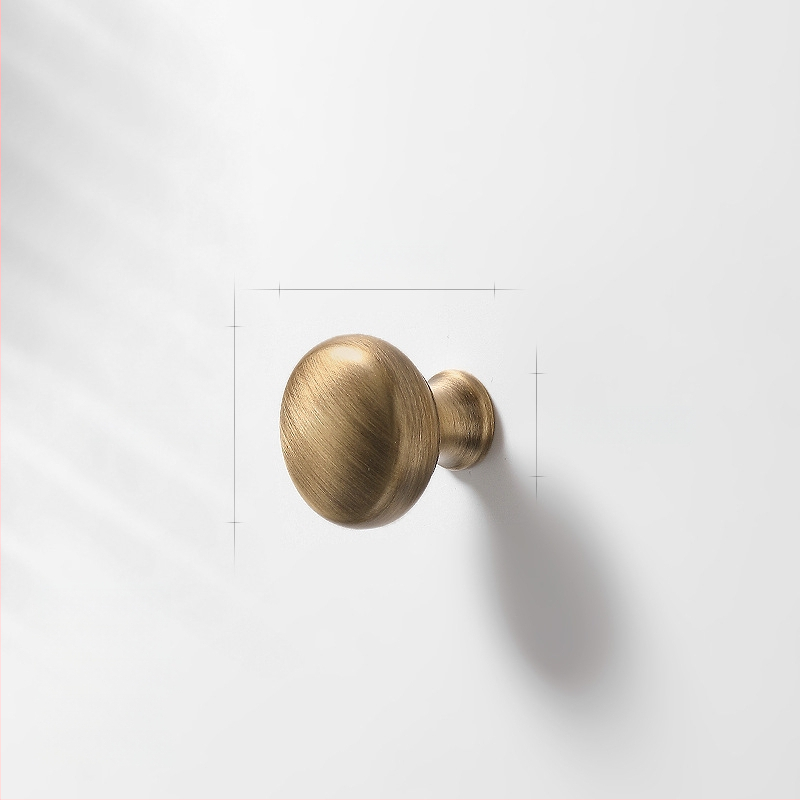 Gardrobes skapja rokturis, vara, CNC apstrāde, virsmas uzstādīšana, apaļš ar vienu caurumu