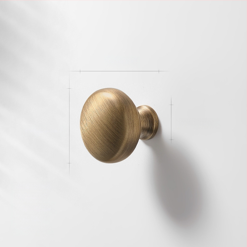 Gardrobes skapja rokturis, vara, CNC apstrāde, virsmas uzstādīšana, apaļš ar vienu caurumu