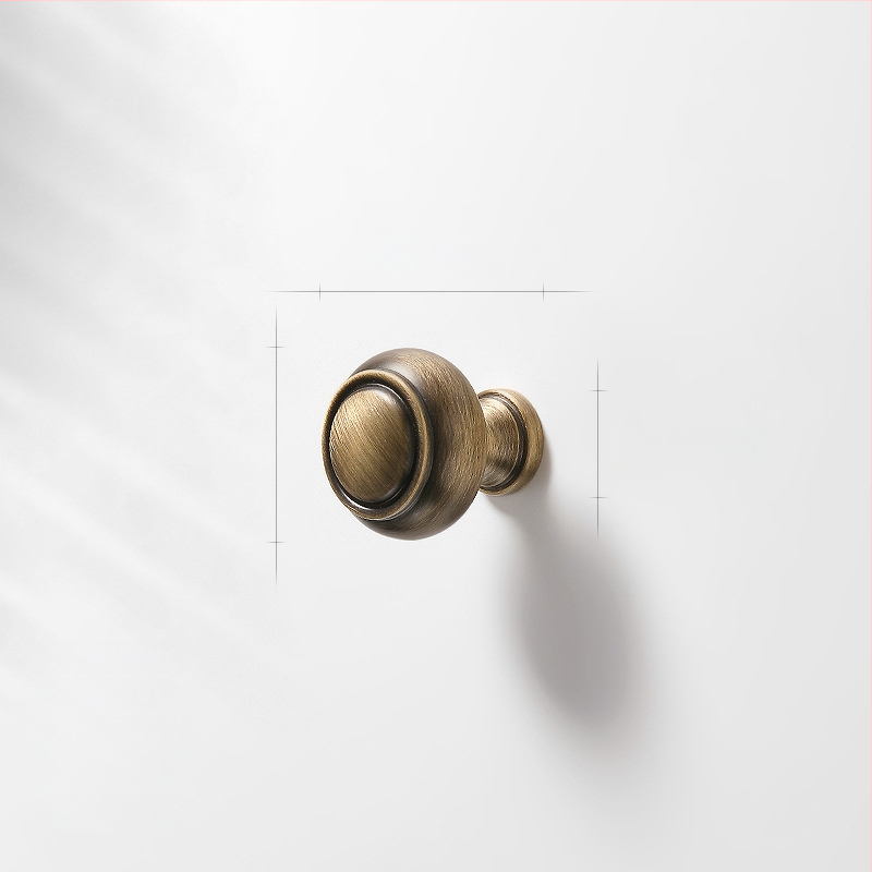 Gardrobes skapja rokturis, vara, CNC apstrāde, virsmas uzstādīšana, apaļš ar vienu caurumu