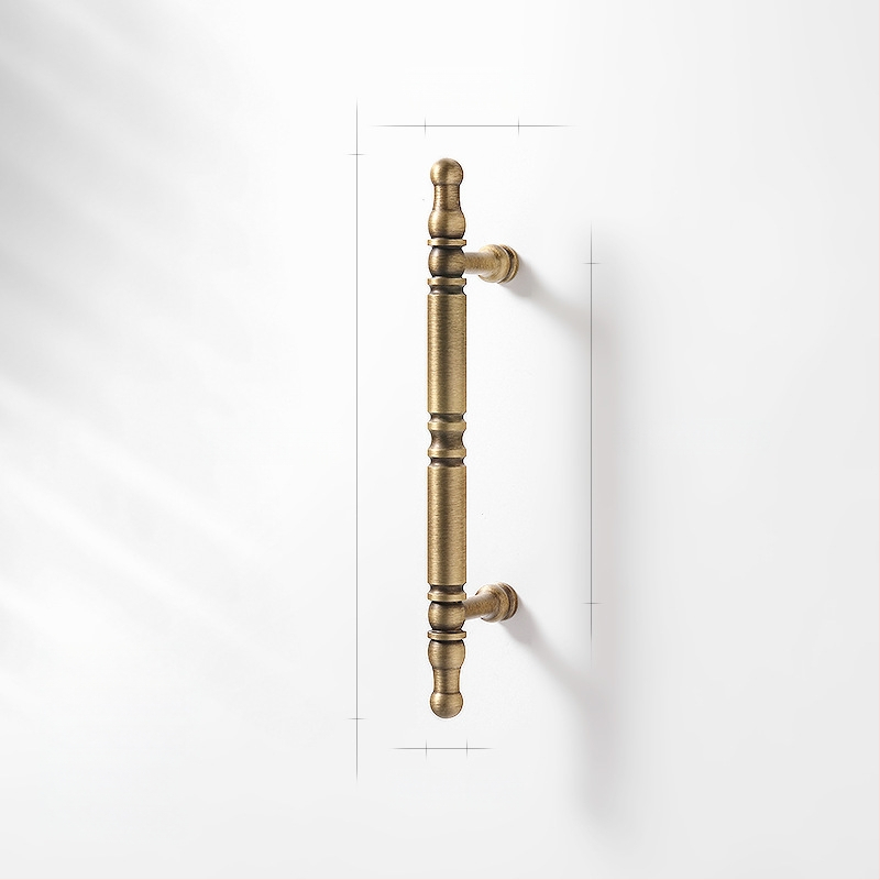 Gardrobes skapja rokturis, vara, CNC apstrāde, virsmas uzstādīšana, apaļš ar vienu caurumu