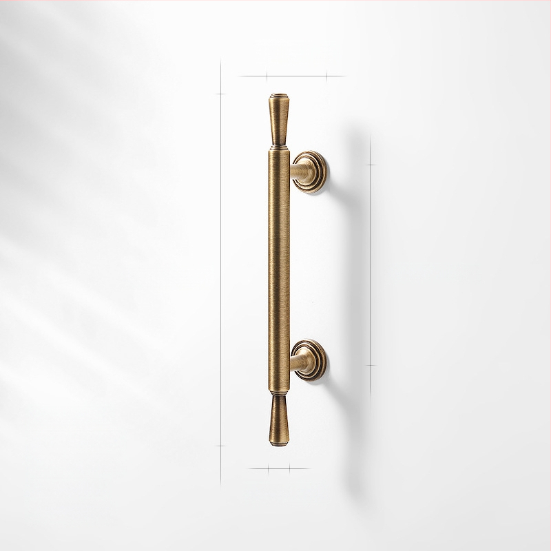 Gardrobes skapja rokturis, vara, CNC apstrāde, virsmas uzstādīšana, apaļš ar vienu caurumu