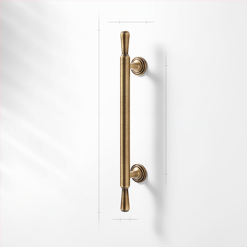 Gardrobes skapja rokturis, vara, CNC apstrāde, virsmas uzstādīšana, apaļš ar vienu caurumu