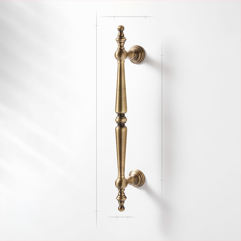 Gardrobes skapja rokturis, vara, CNC apstrāde, virsmas uzstādīšana, apaļš ar vienu caurumu