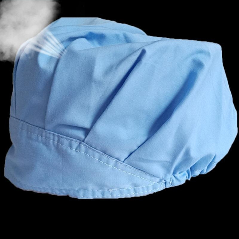 Baotou kapa za prehrambenu industriju – Prozirna pamuk-polyester, kupolasti vrh, prilagođeni logotip, za odrasle, sve sezone