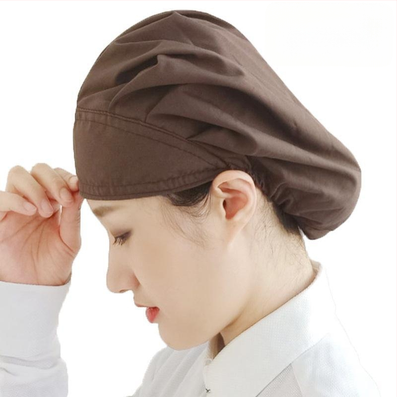 Baotou kapa za prehrambenu industriju – Prozirna pamuk-polyester, kupolasti vrh, prilagođeni logotip, za odrasle, sve sezone