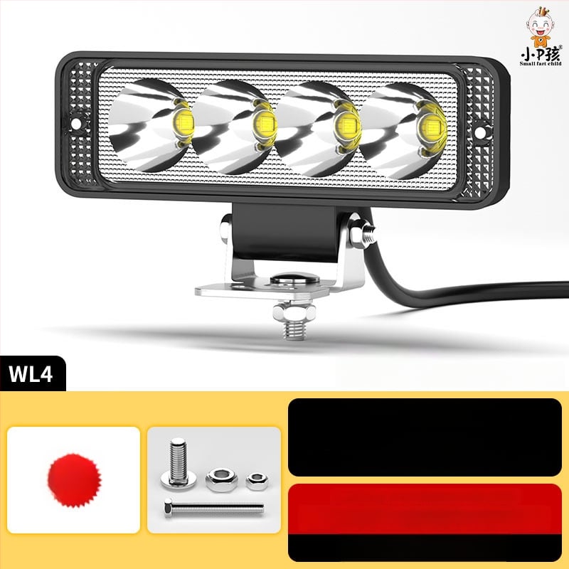 Εξωτερικός LED προβολέας για ηλεκτρικά οχήματα, μοντέλο WF16, DC 12-90V, ενιαίο εξάρτημα