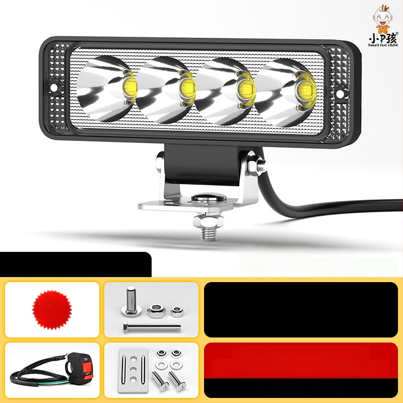 Εξωτερικός LED προβολέας για ηλεκτρικά οχήματα, μοντέλο WF16, DC 12-90V, ενιαίο εξάρτημα