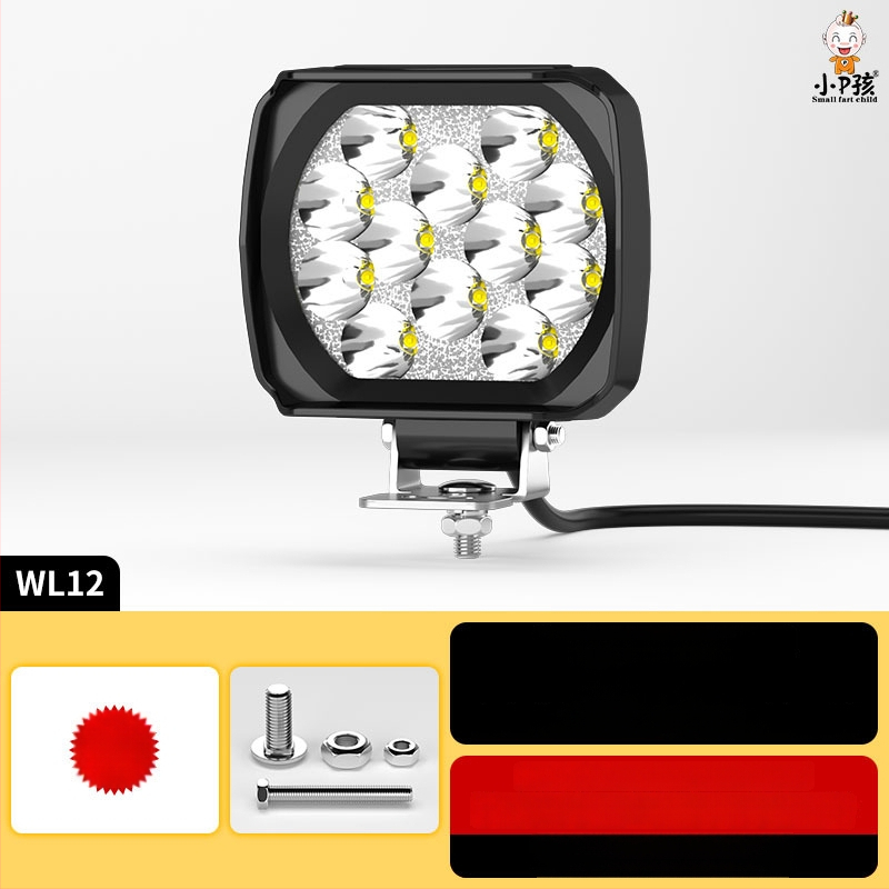 Εξωτερικός LED προβολέας για ηλεκτρικά οχήματα, μοντέλο WF16, DC 12-90V, ενιαίο εξάρτημα