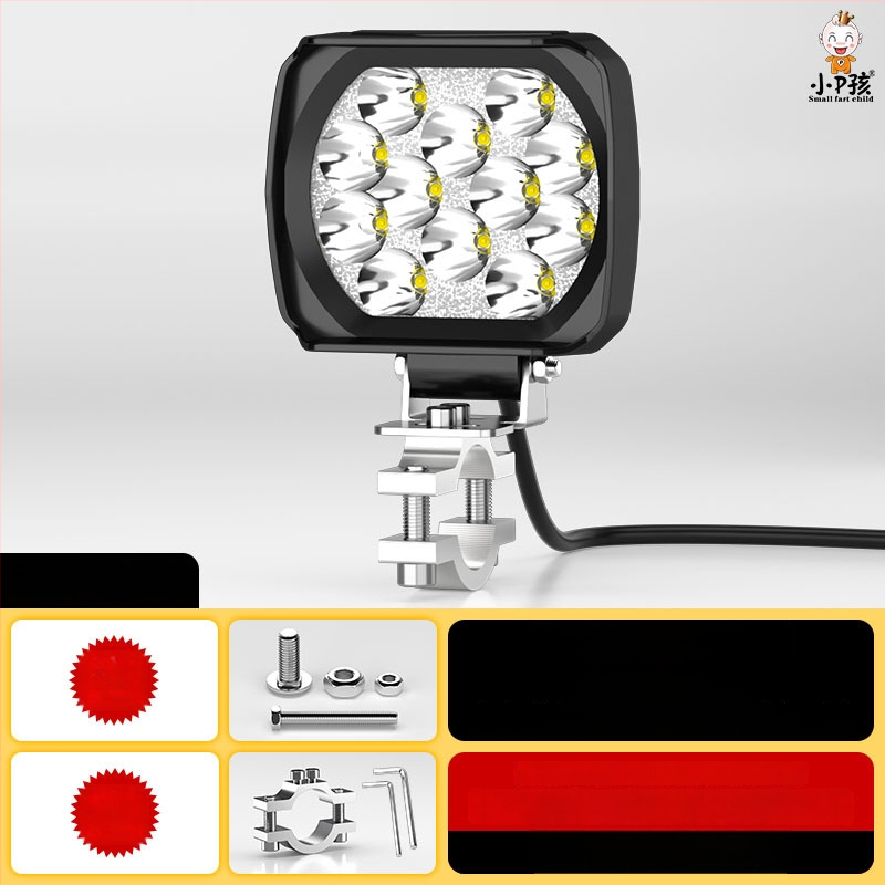 Εξωτερικός LED προβολέας για ηλεκτρικά οχήματα, μοντέλο WF16, DC 12-90V, ενιαίο εξάρτημα