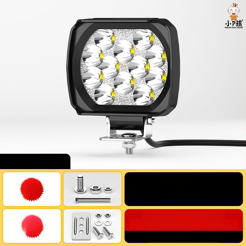 Εξωτερικός LED προβολέας για ηλεκτρικά οχήματα, μοντέλο WF16, DC 12-90V, ενιαίο εξάρτημα